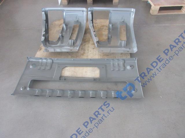 Реальная фотография бампер faw j6 в сборе грунт 2803035-70u+2803040-70u+2803010a70u