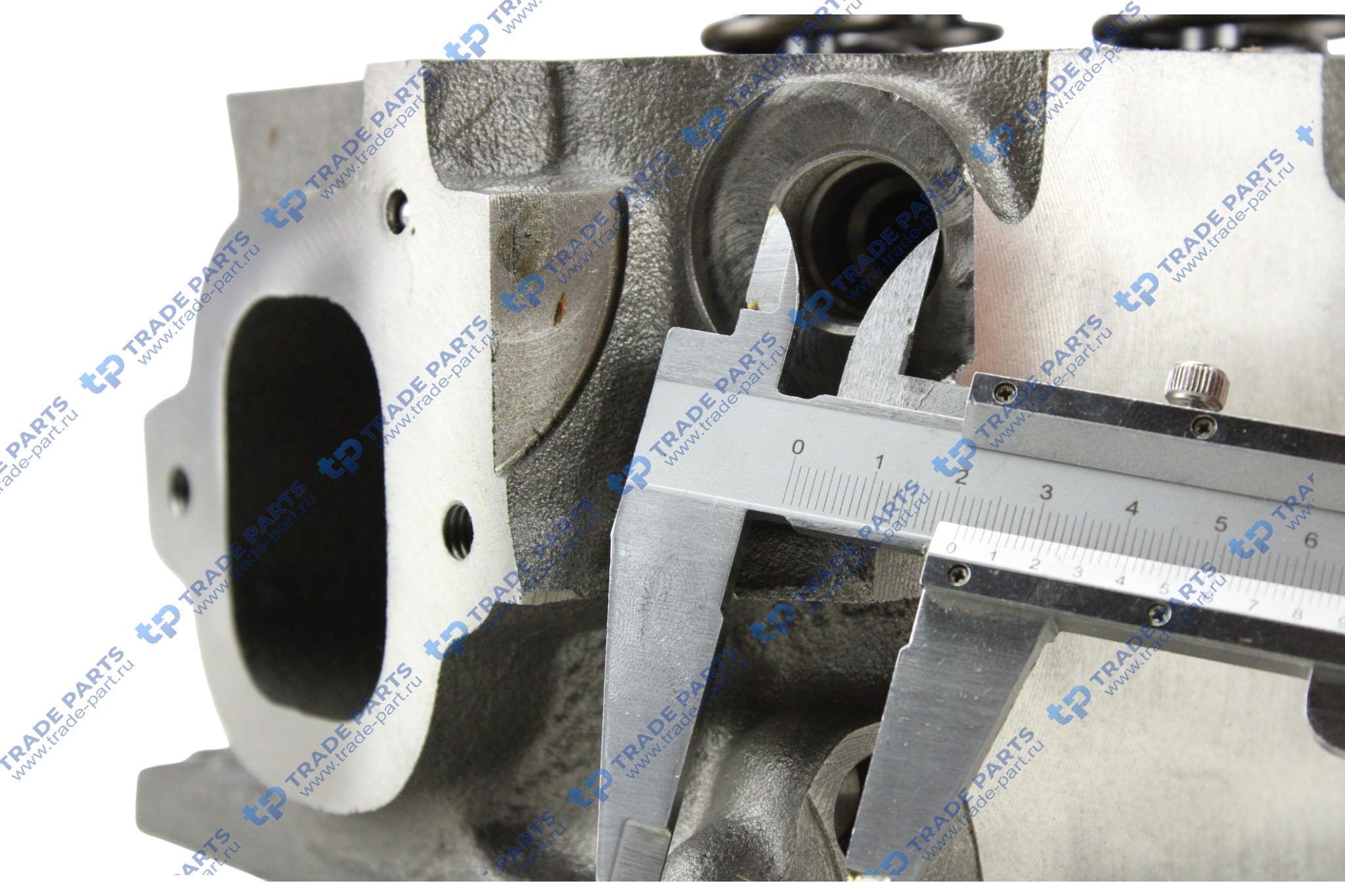 Реальная фотография головка блока (с клапанами) mb om 457/460 hla/la