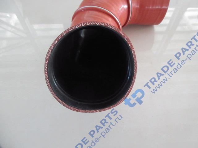 Реальная фотография патрубок интеркулера выпускной shaanxi x6000