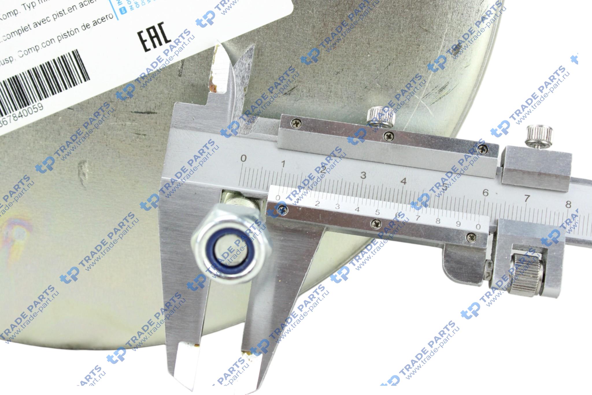 Реальная фотография пневмопод. со стак. 2шп.9,8мм+ m10 1шт. m16/m24 порш.сталь низ 1шп.m14+ отв.м14
