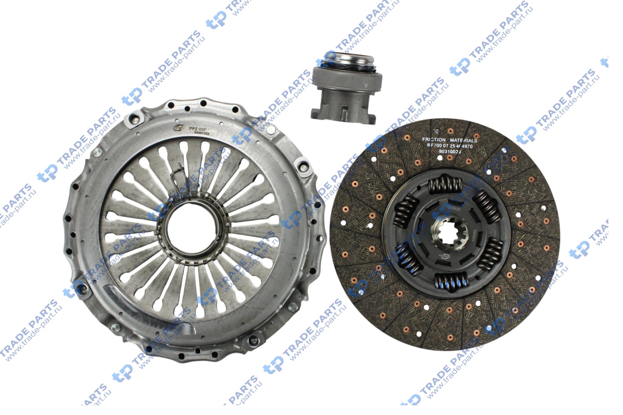 Комплект сцепления MAN TGA D2066,D2866 ZF AS-TRONIC AMT 430 mm.