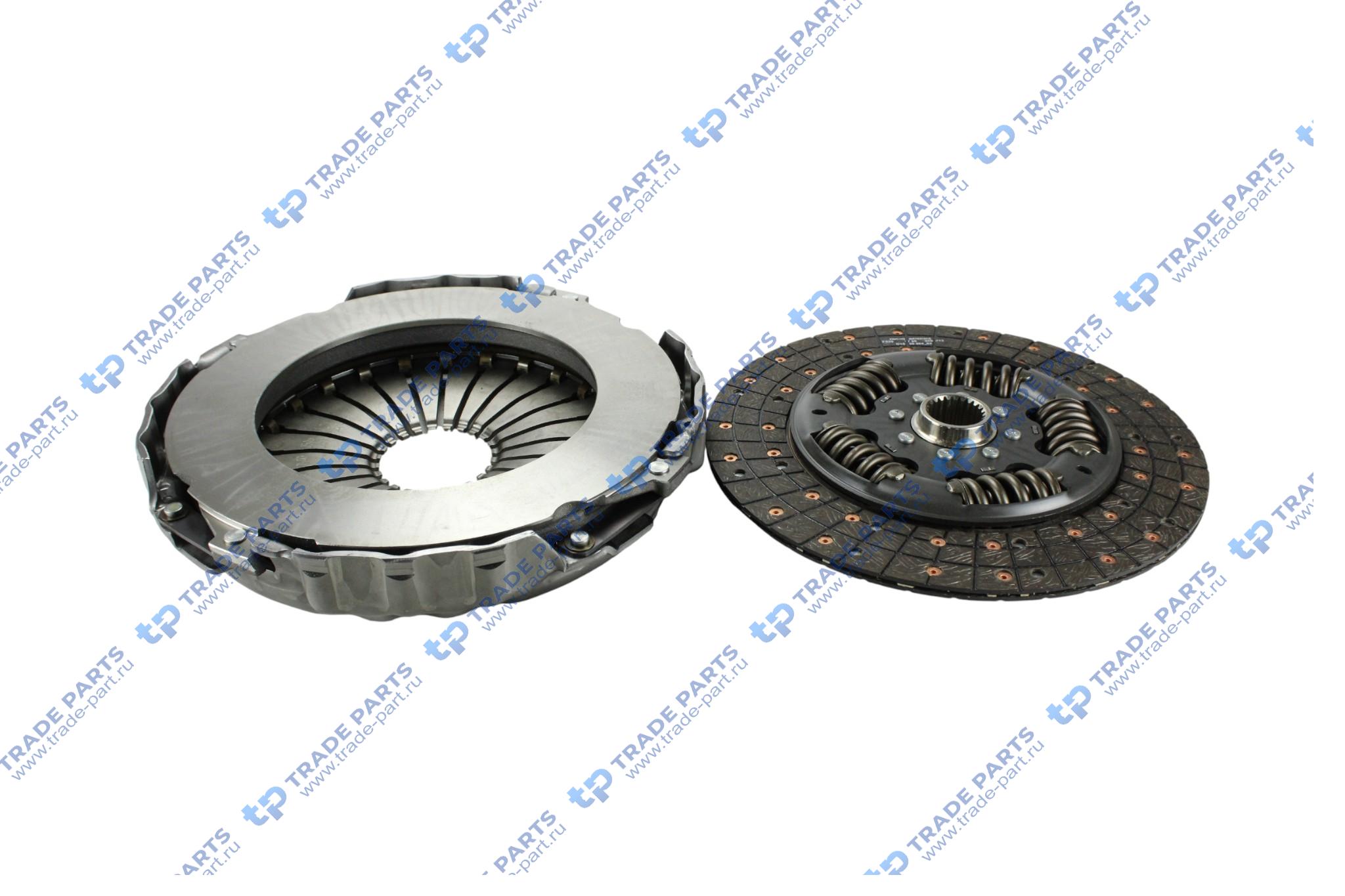 Реальная фотография комплект сцепления 430mm n24 (корзин+диск. без выжим) volvo fh16