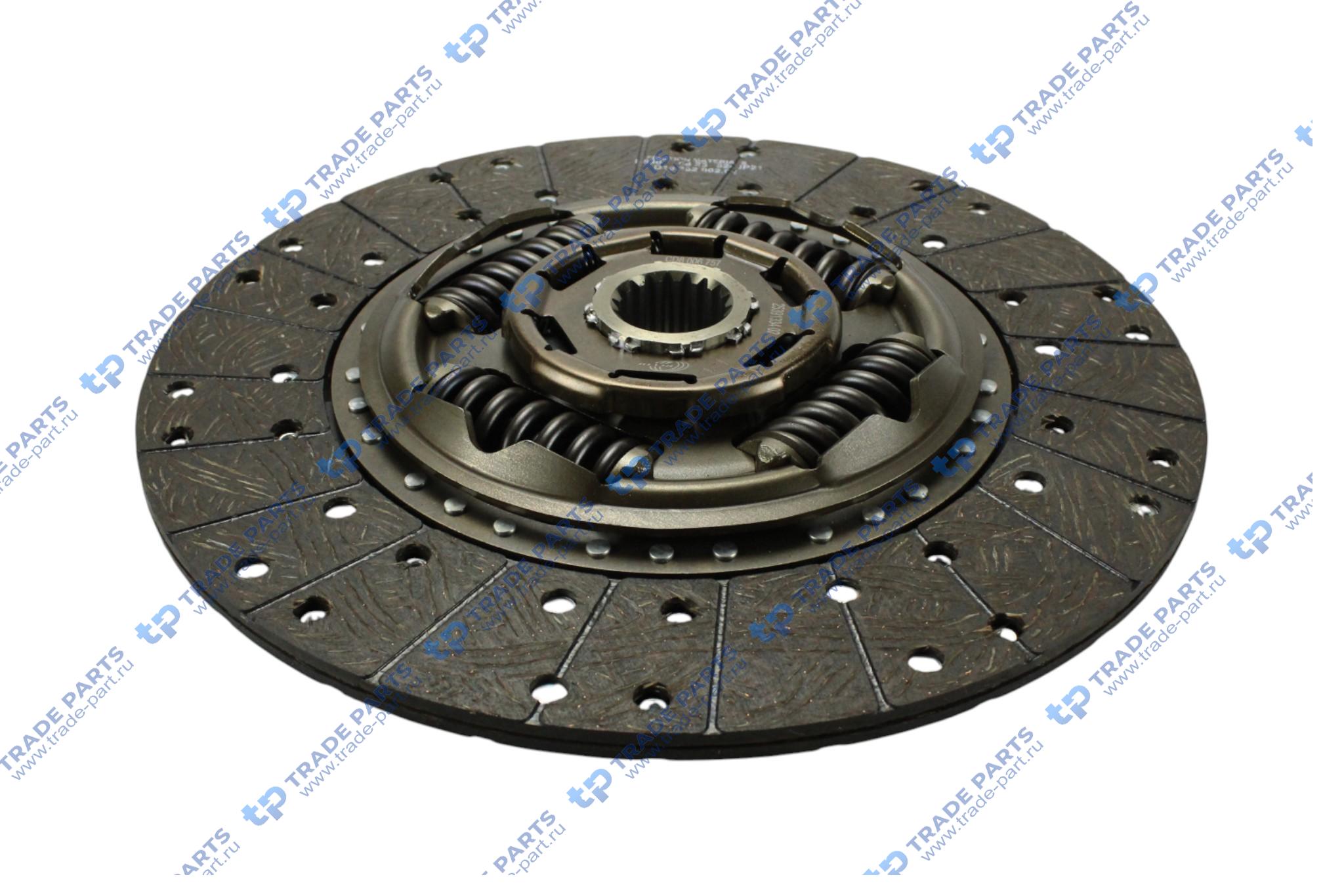 Реальная фотография диск сцепления mb om934 g71-6, g90-6 362mm.