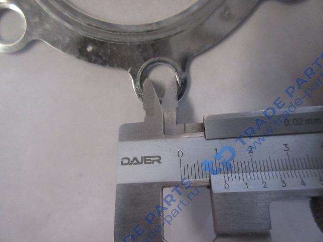 Реальная фотография прокладка турбины круглая металл отв.- 12 мм/76 мм