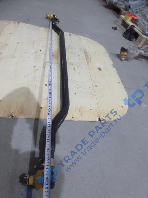 Реальная фотография тяга рулевая поперечная с наконечниками shaanxi