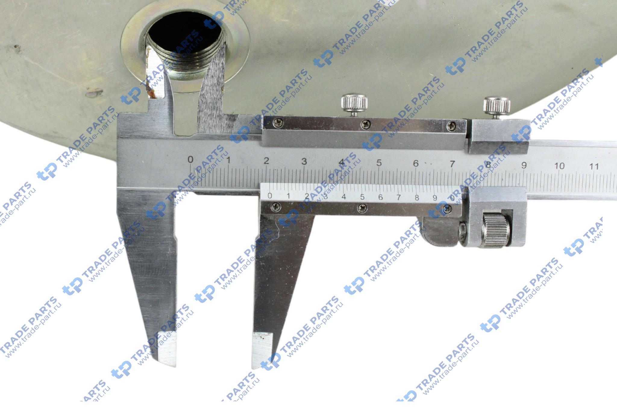 Реальная фотография рессора пневматическая со стаканом; (2 отв. возд. / 1 отв.); без ограничителя; schmitz trailer