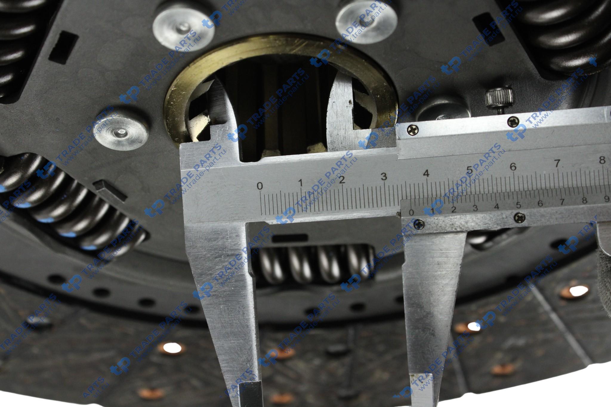 Реальная фотография комплект сцепления ford cargo ecotorq 7,3 zf 9s109 395 mm.