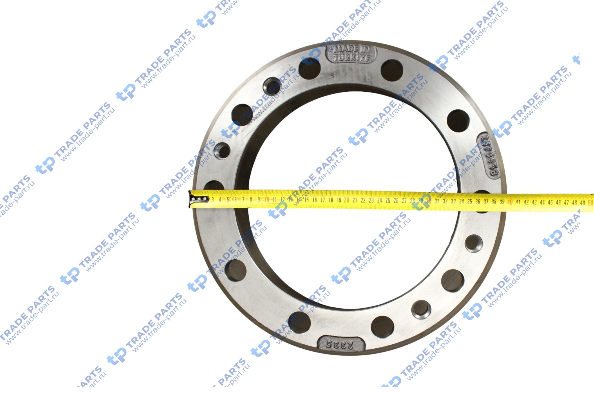 Реальная фотография барабан тормозной 410*200(175)*260 volvo fh/fm передний пр-во турция