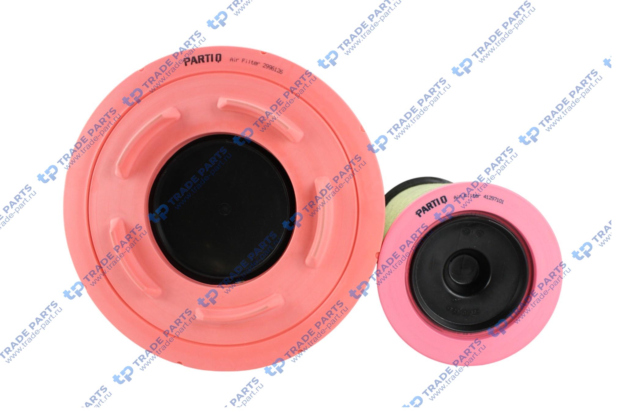 Реальная фотография фильтр воздушный комплект 2шт. 216.5x313.5x461iveco stralis/trakker cursor10