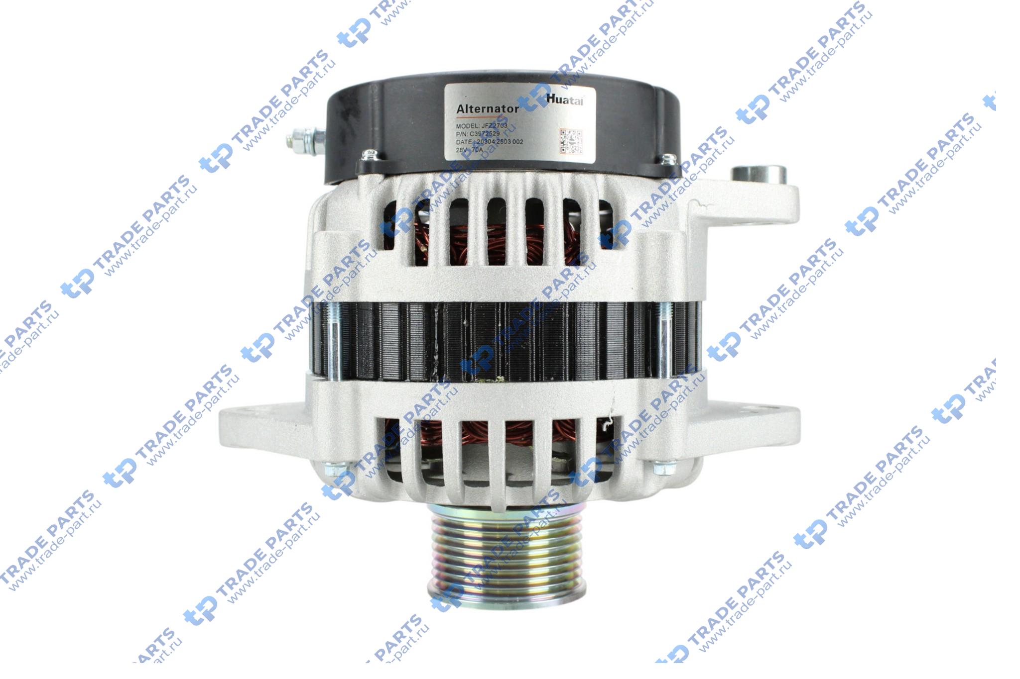 Реальная фотография генератор 28v  70a isle 6bt huatai