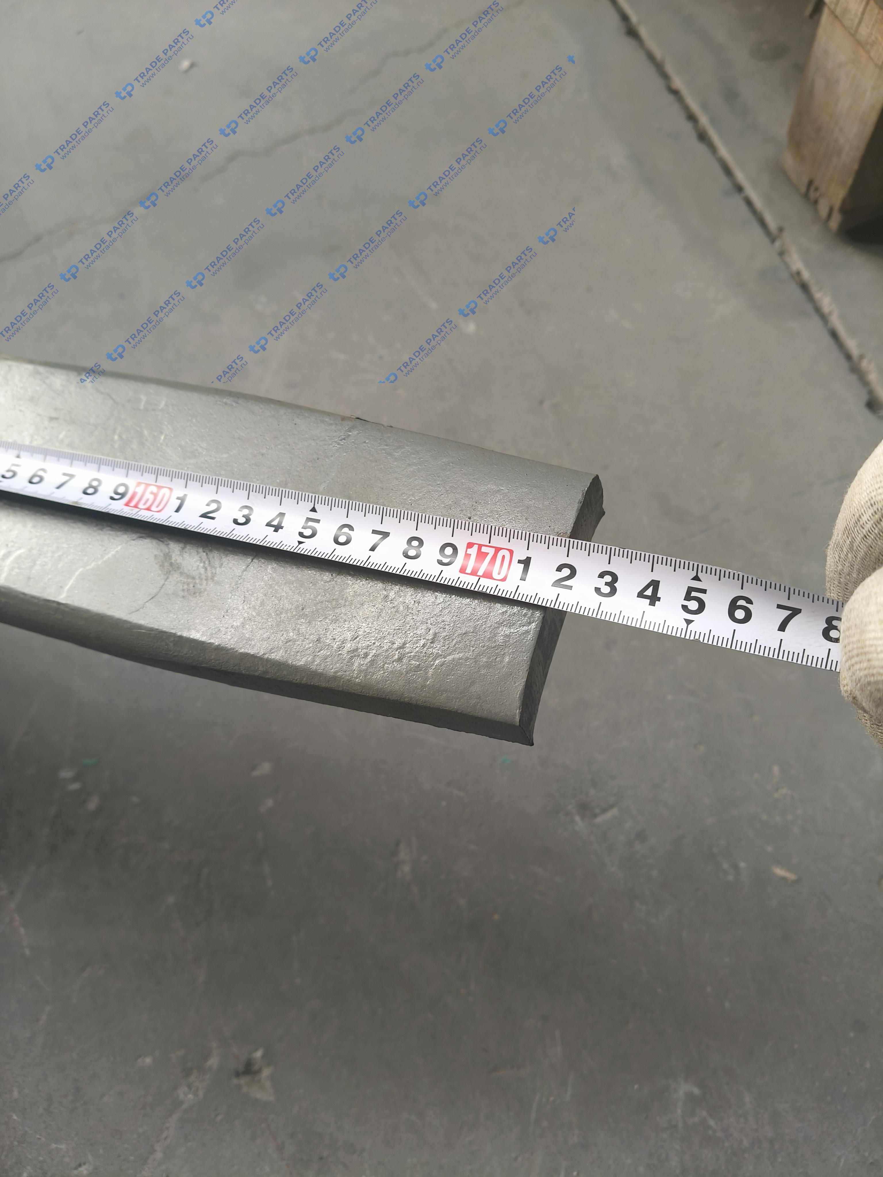 Реальная фотография лист задней рессоры №2 l=1730 25x90 howo t5g