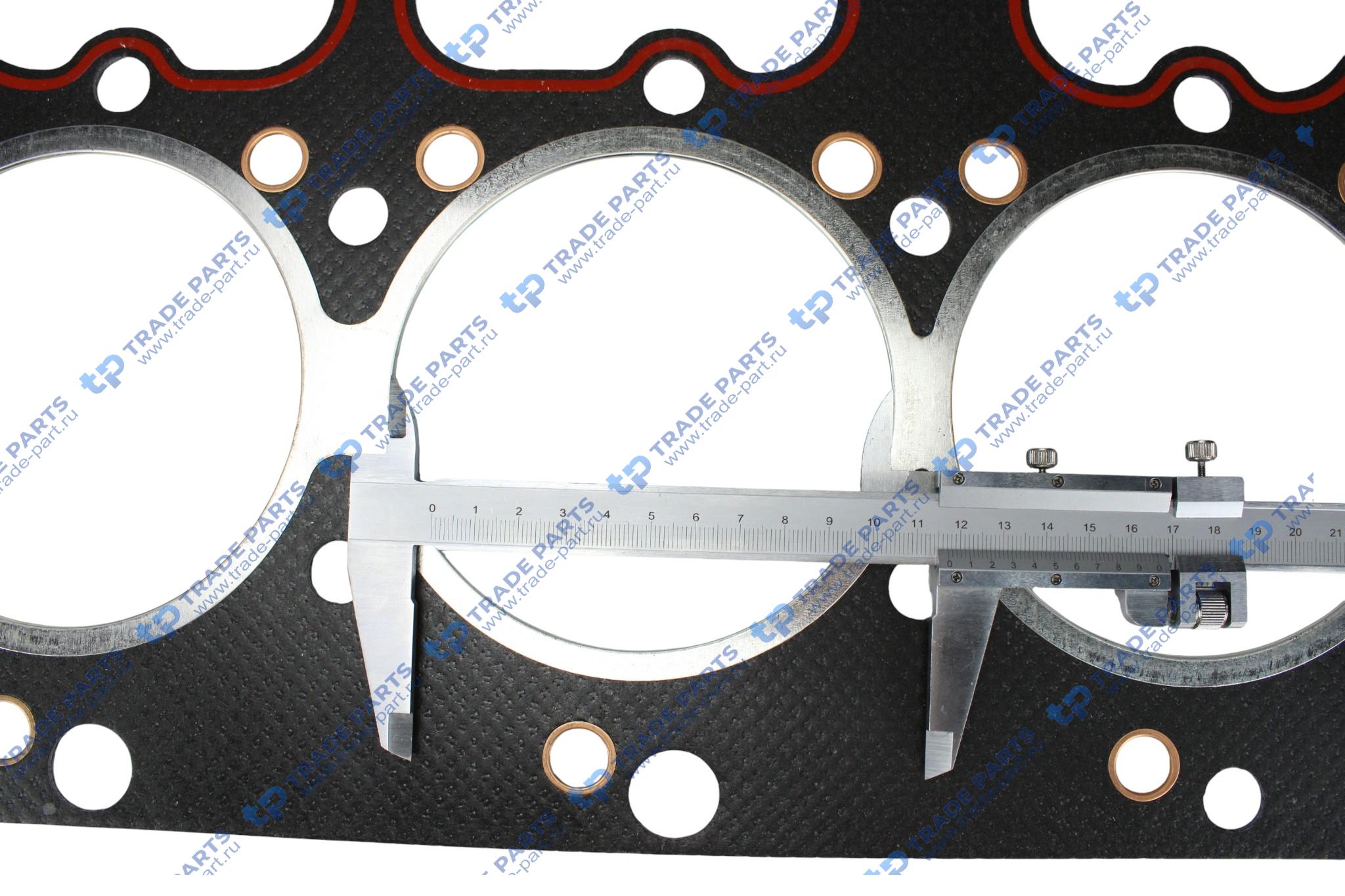 Реальная фотография прокладка цилиндра (выпуклые) yuchai yc6108g  b3000-1003011 huatai