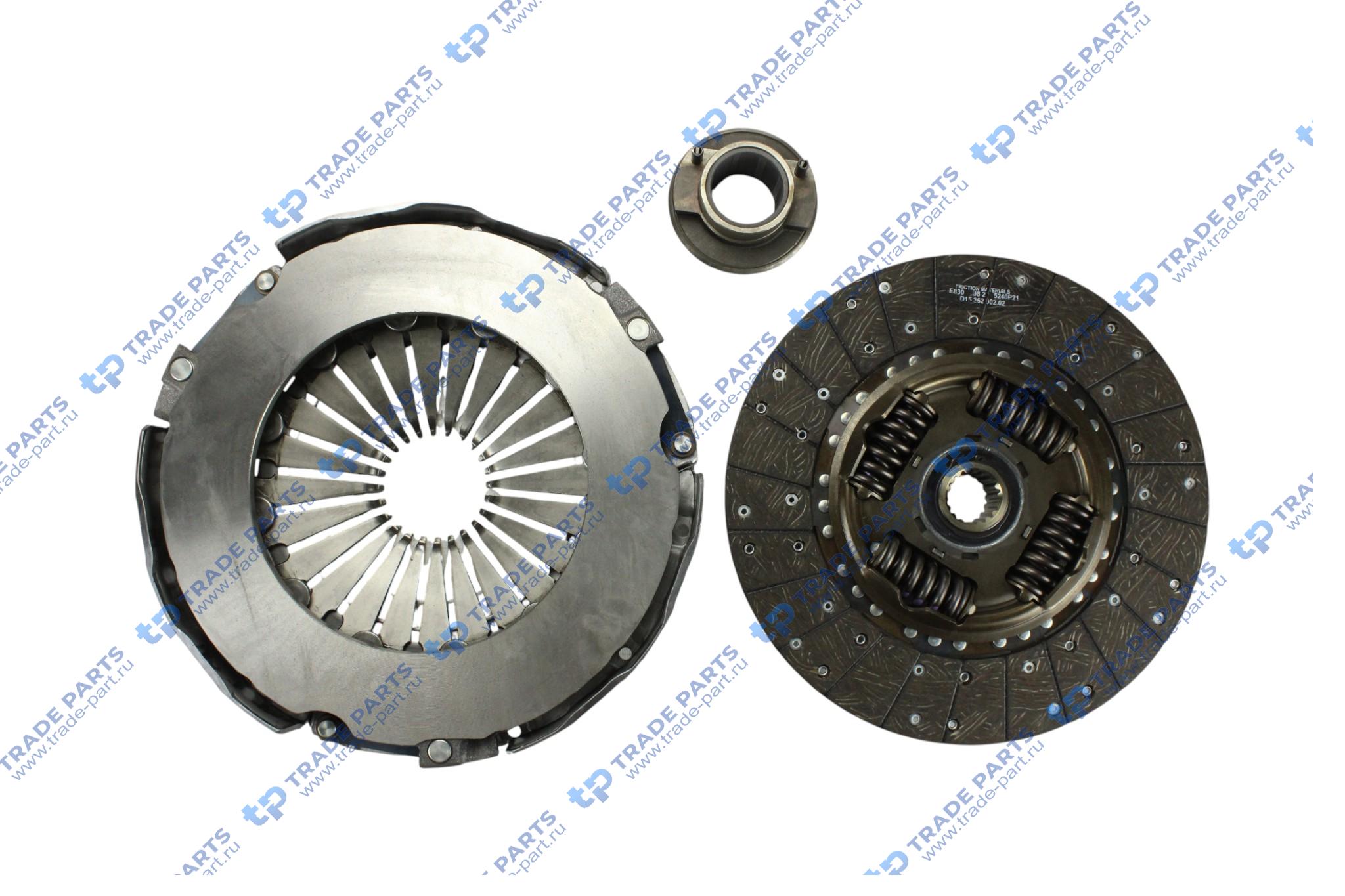 Реальная фотография комплект сцепления mb om934 g71-6, g90-6 362mm.