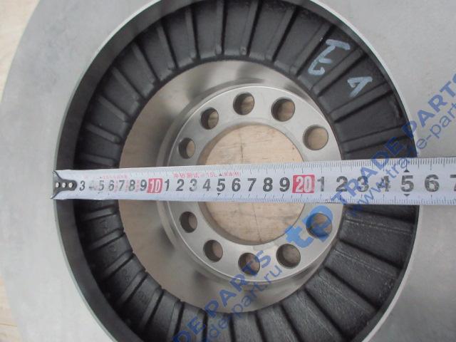 Реальная фотография диск тормозной передний shacman x6000