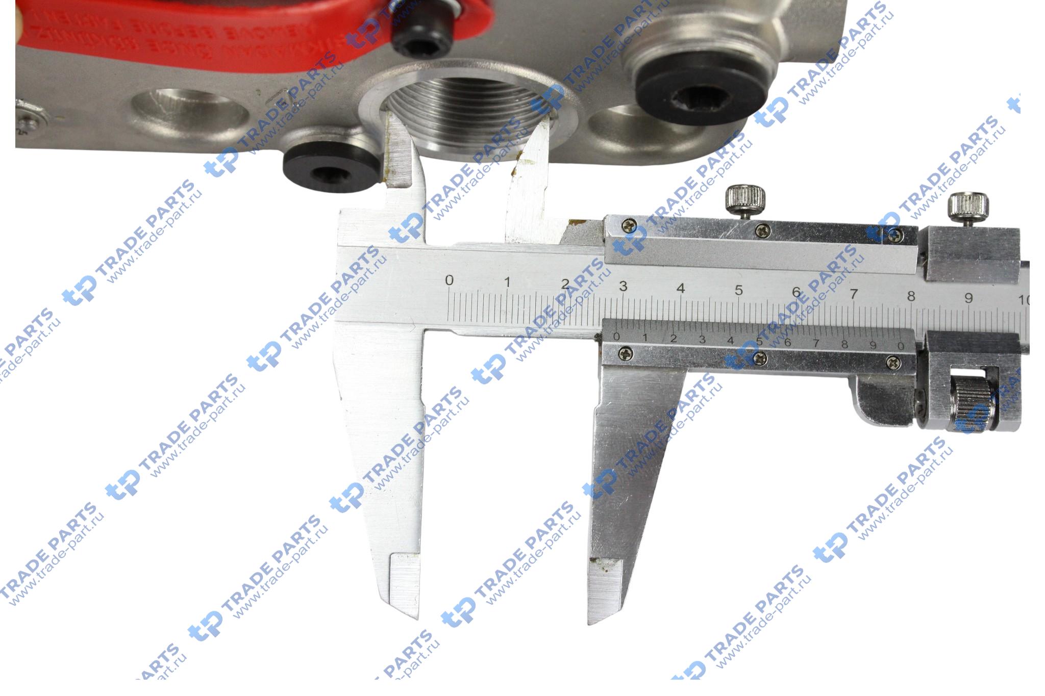 Реальная фотография головка блока компрессора mb om 457 la/hla, om 460 la