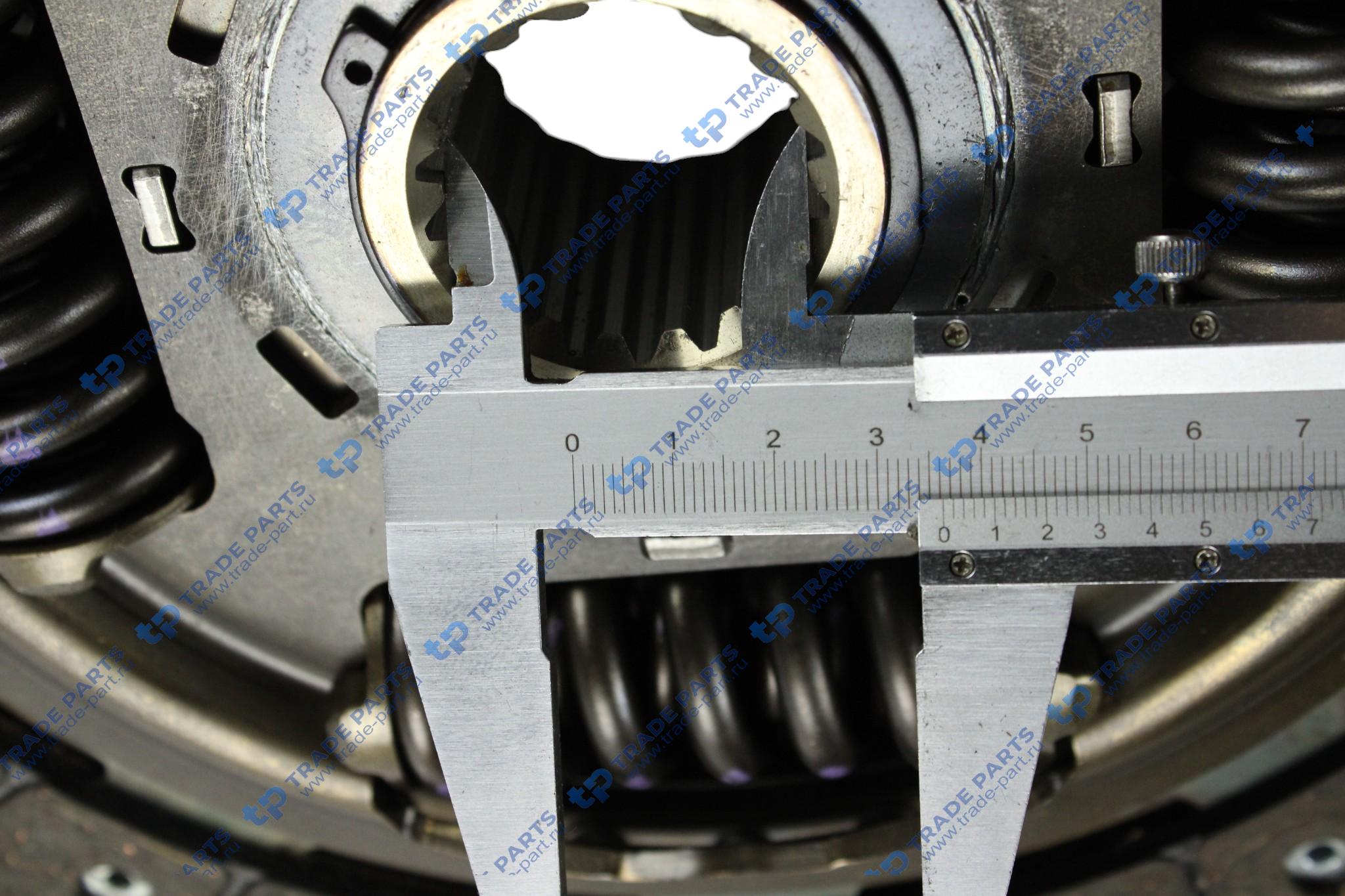 Реальная фотография диск сцепления mb om934 g71-6, g90-6 362mm.