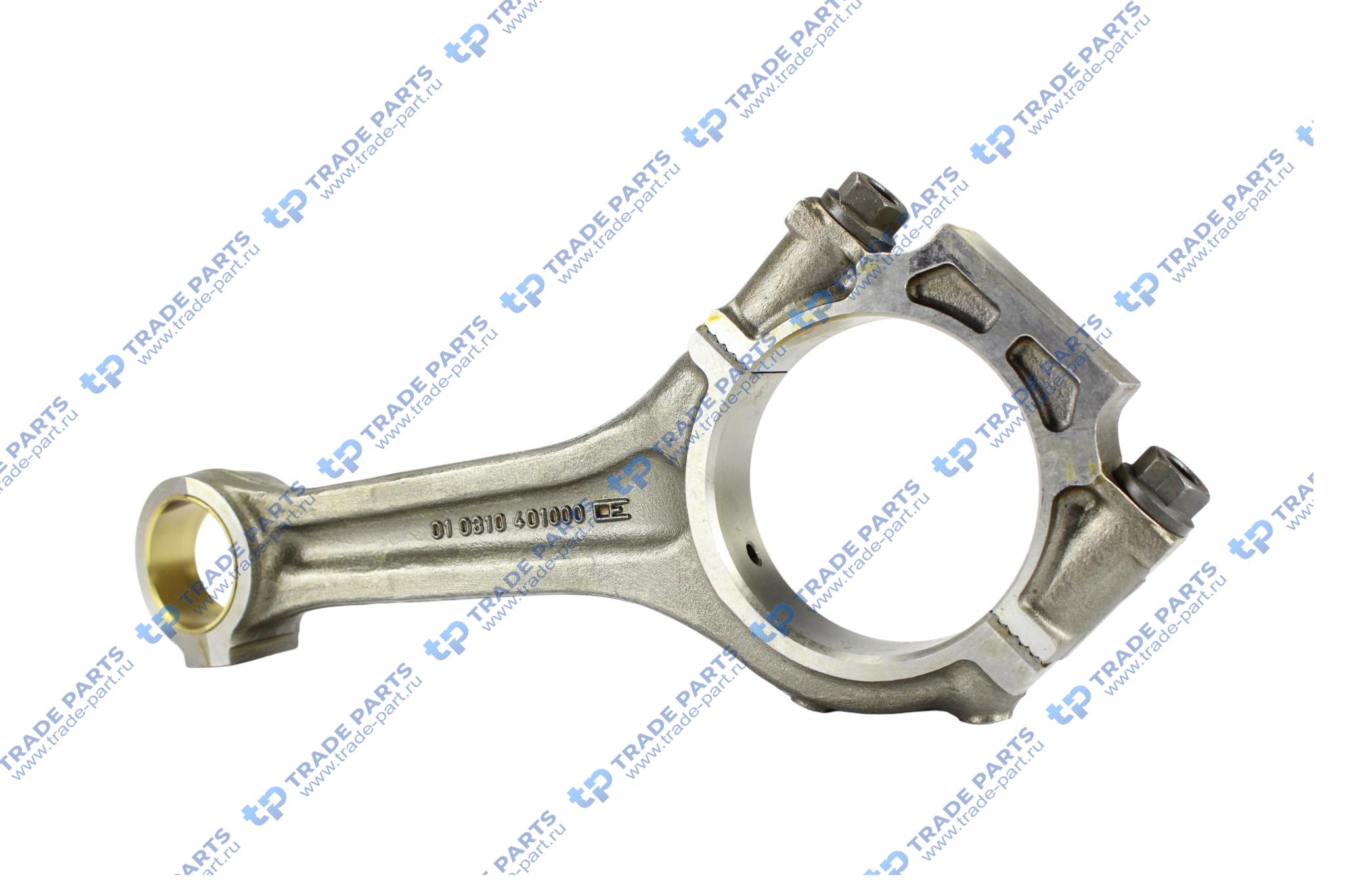 Реальная фотография шатун r 4/6 d97/97,5 без гаек, зубчатый замок mb om401la eu/441a/la