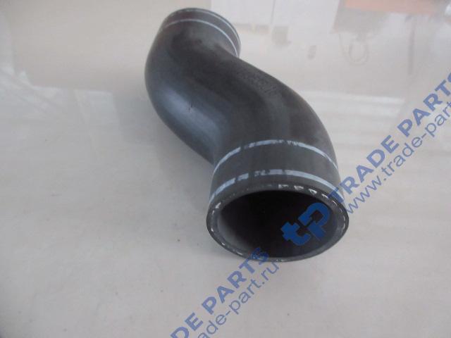 Реальная фотография патрубок радиатора нижний shacman x6000 wp13