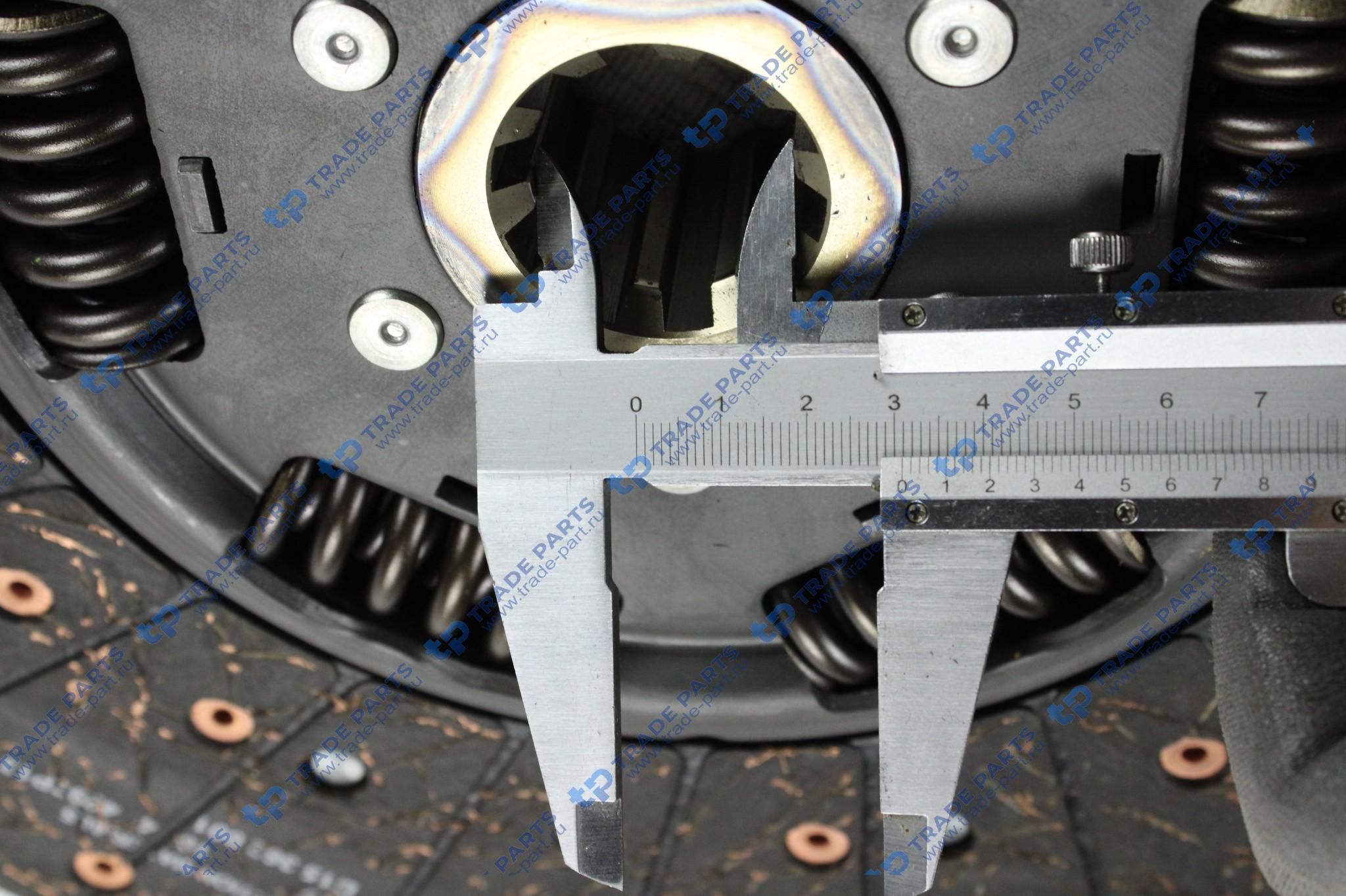 Реальная фотография комплект сцепления без выжимного man tgl d0834lfl zf 6s-850, zf 6as-850 362mm.