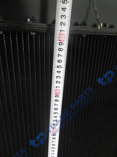 Реальная фотография радиатор водомасляный 700*805*110 d=60 (нижн.) d=45 (верх.) с диффузором