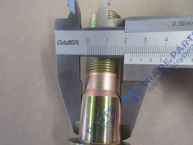 Реальная фотография шпилька колеса sitrak howo переднего (m22х1,5х80) качество о