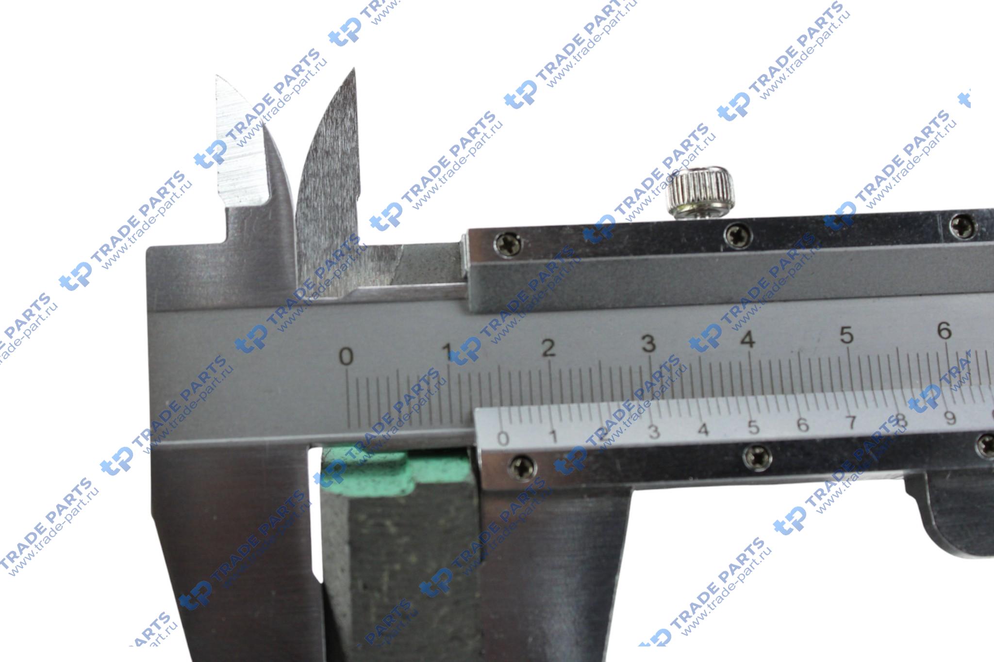 Реальная фотография накладка тормозная передняя 150x190 (8 отверстий) huatai