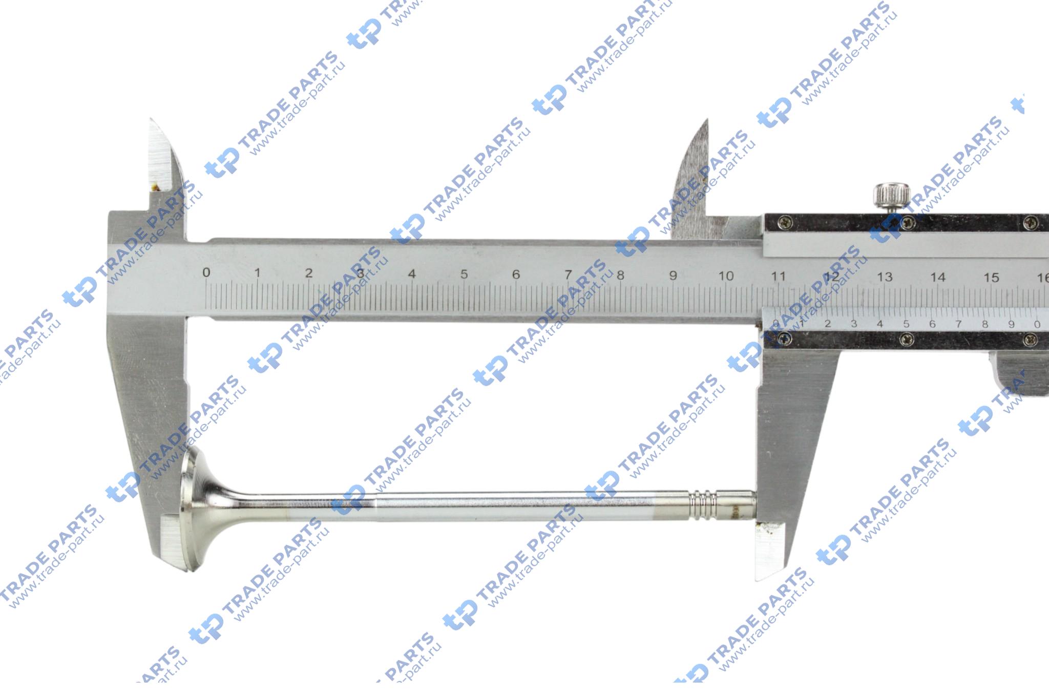 Реальная фотография клапан выпускной mb om651 6x24.5x109.2 45° (a651 050 01 27)