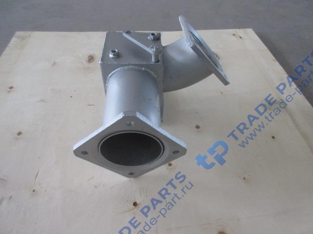 Реальная фотография гофра (тройник выхлопной системы) shaanxi dz93259540030/dz93259540500