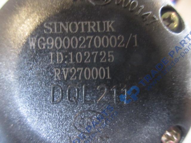 Реальная фотография сигнал звуковой двухтональный howo t5g, sitrak c7h