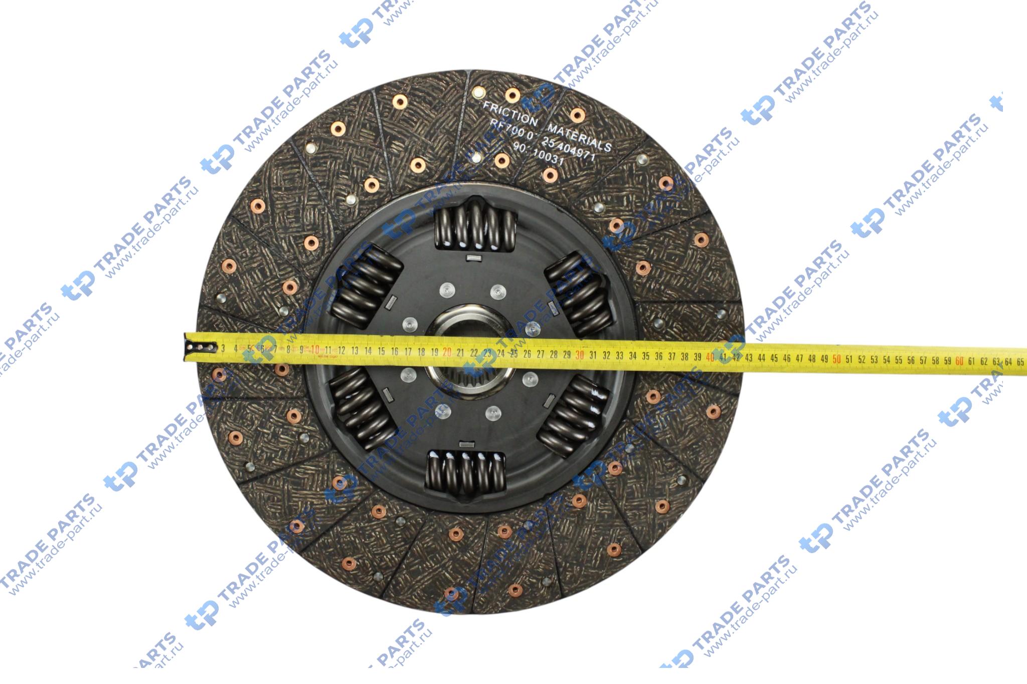 Реальная фотография комплект сцепления scania dc9/11/12,dsc9/11/12/14,dt12 grs920 r (k432-33/35/39) 430 mm.