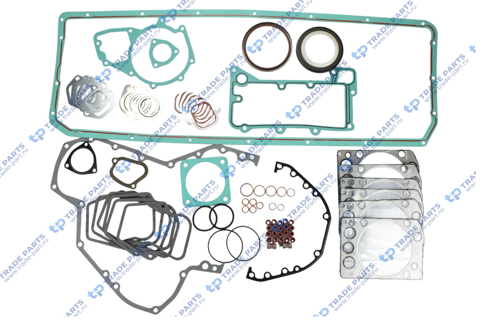 Реальная фотография полный комплект прокладок с уплотнением клапанной системы, с уплотнительным кольцом вала - коленчаты