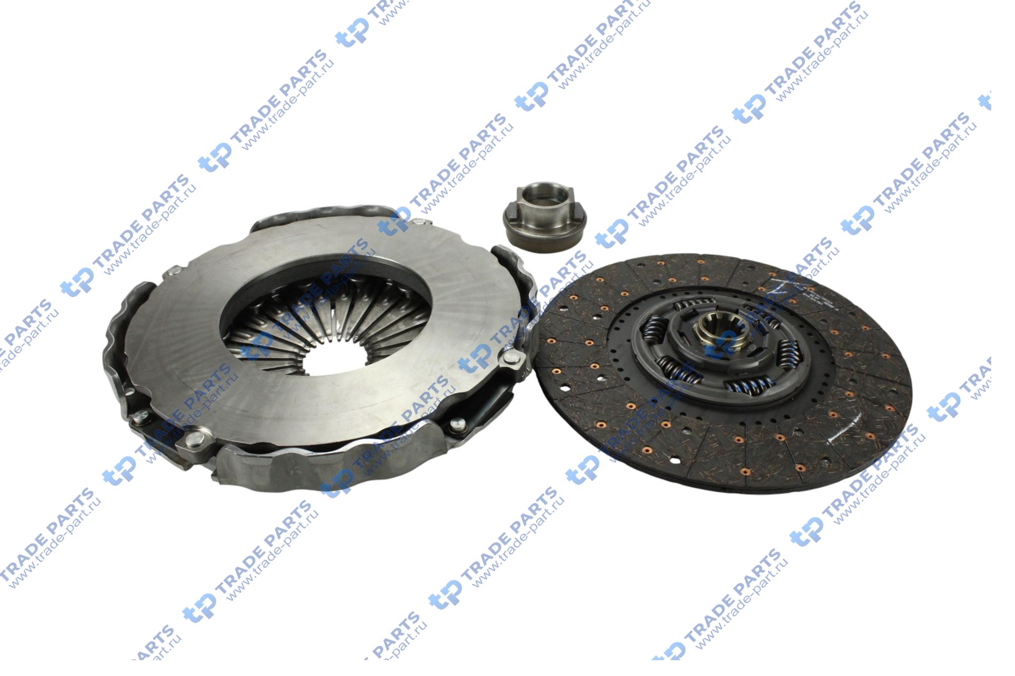 Реальная фотография комплект сцепления 395 mm z=10 rvi midlum premium 2, volvo fe