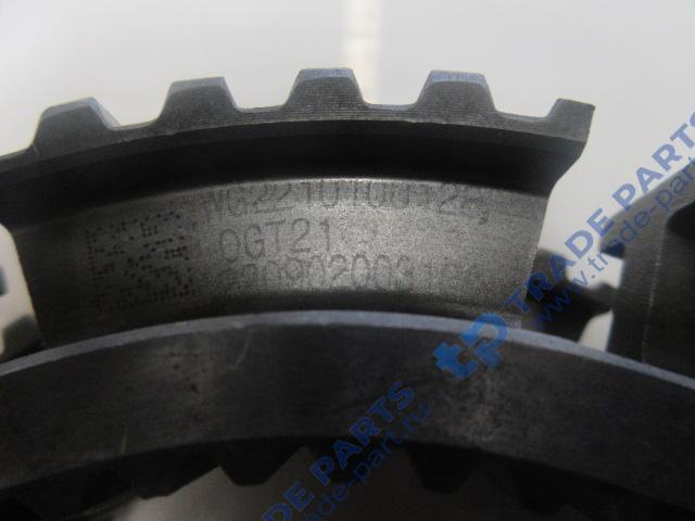 Реальная фотография шестерня sitrak howo синхронизатора демультипликатора кпп hw25712xst качество о