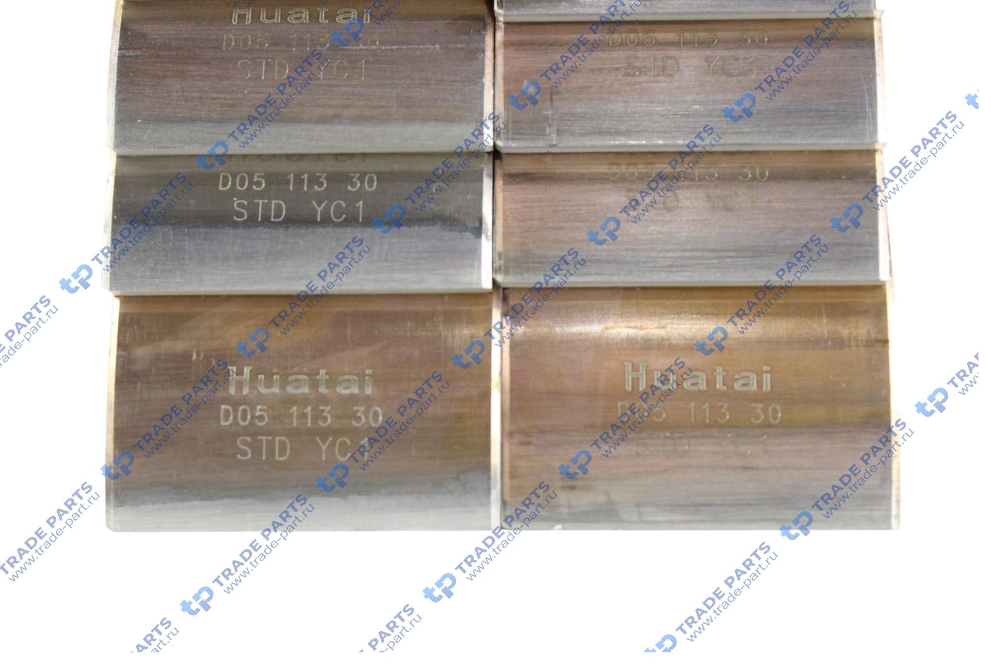 Реальная фотография вкладыши шатунные shanghai d6114b d05-113-30 huatai