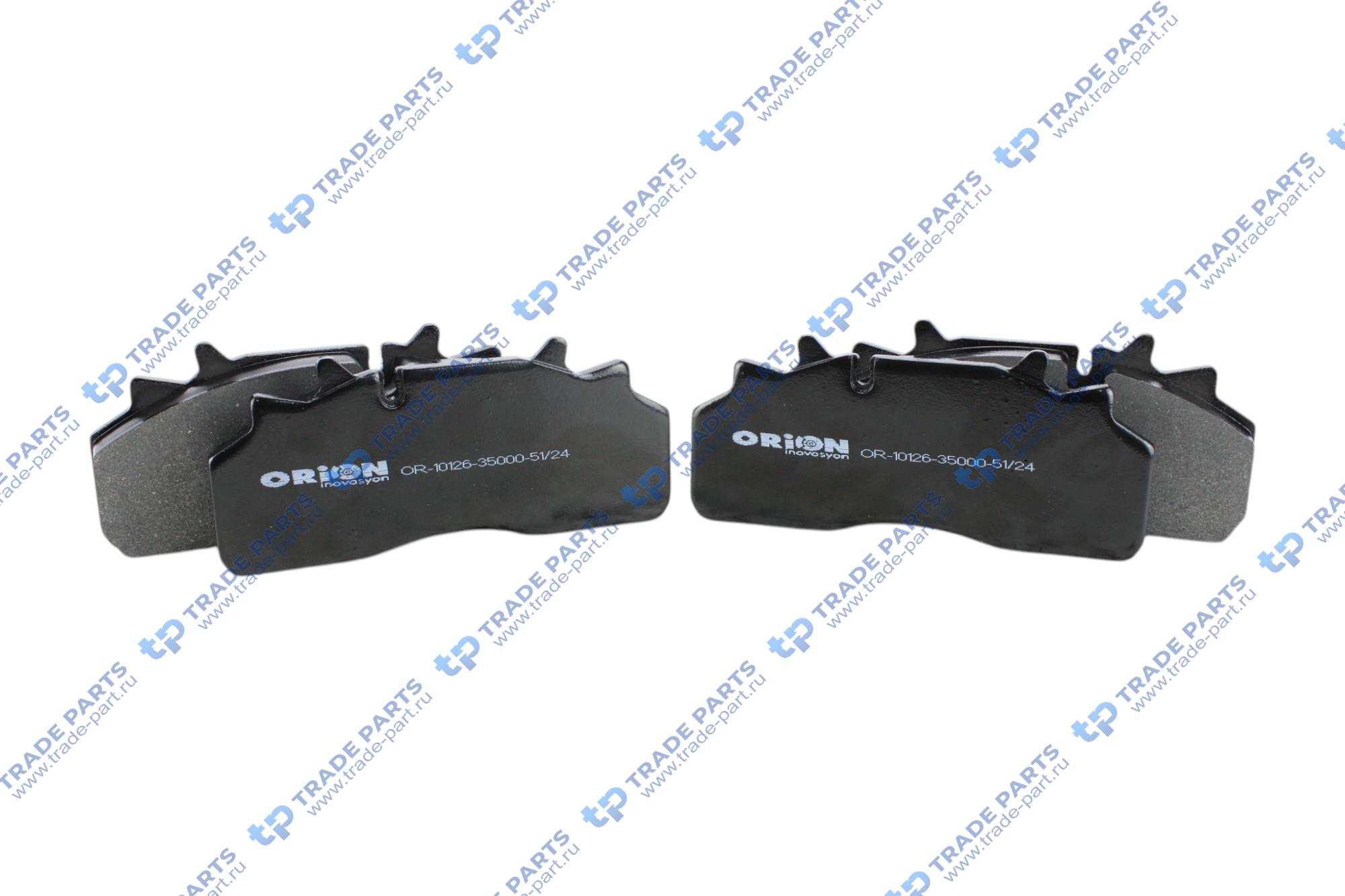 Реальная фотография колодки тормозные 29126 / 29159 saf skrb 9019w (wabco pan19) пр-во турция