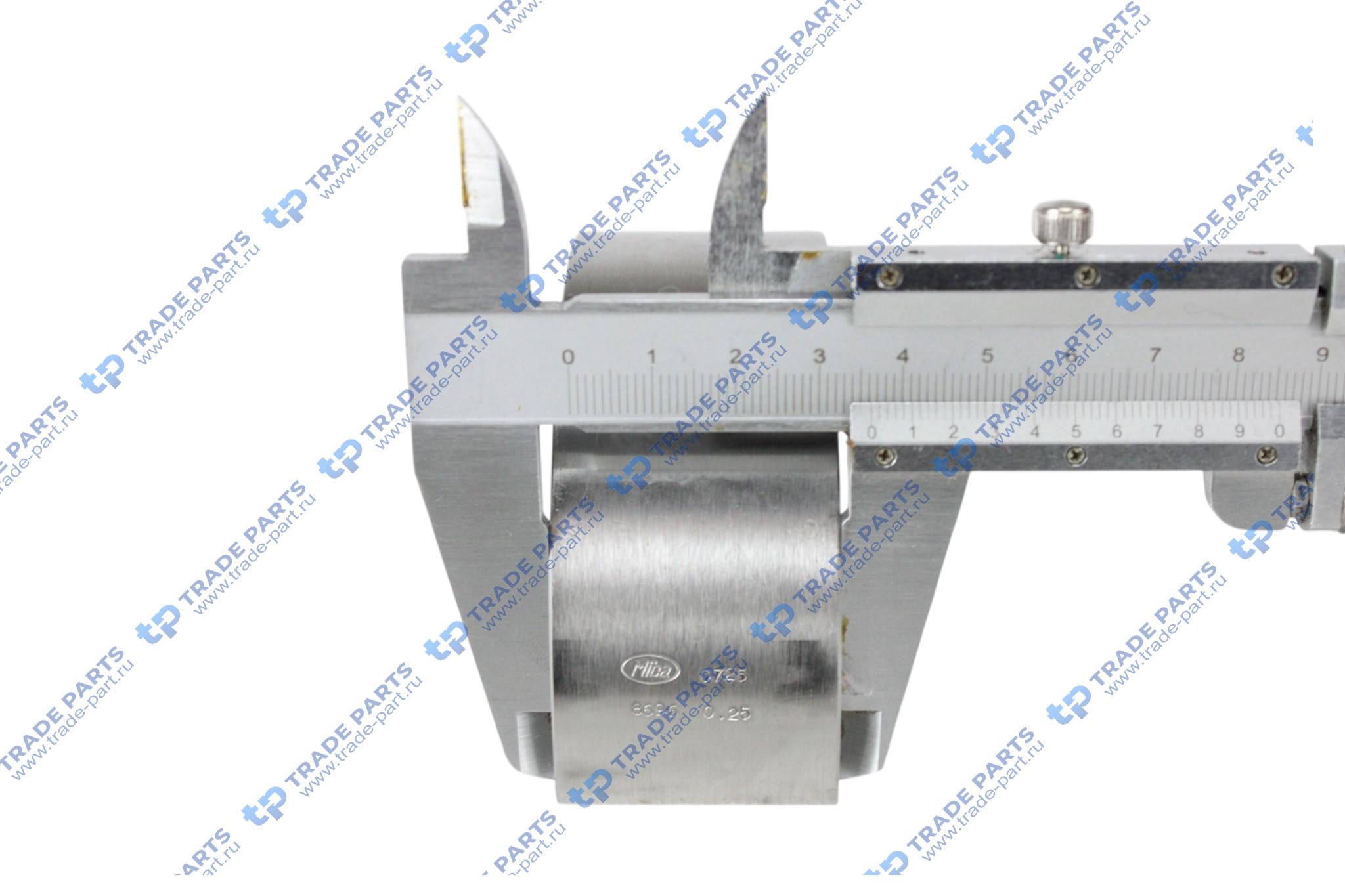 Реальная фотография вкладыши шатунные 0,25 на 1 шейку mb om 471