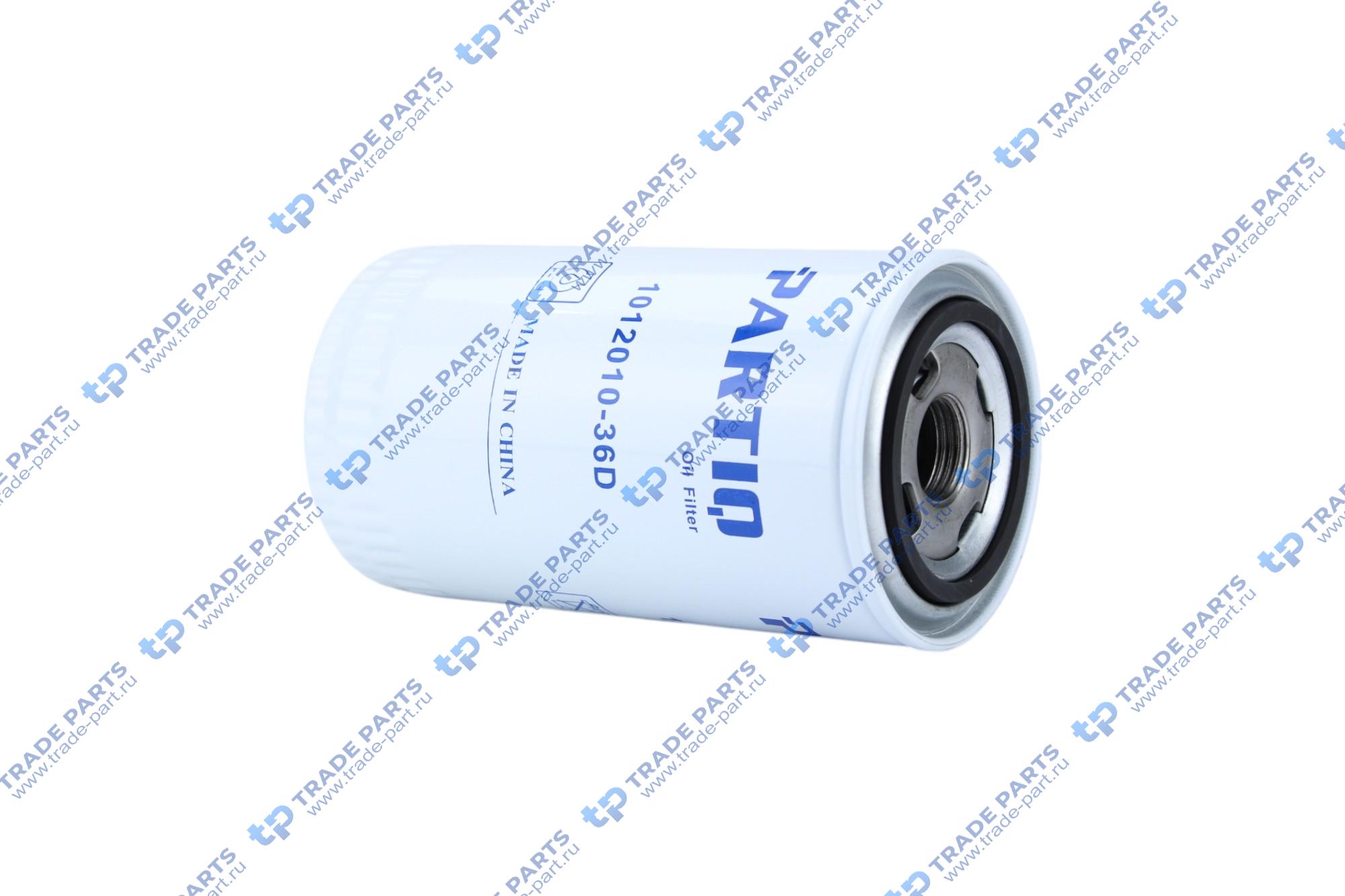 Реальная фотография фильтр масляный faw 1012010-36d partiq