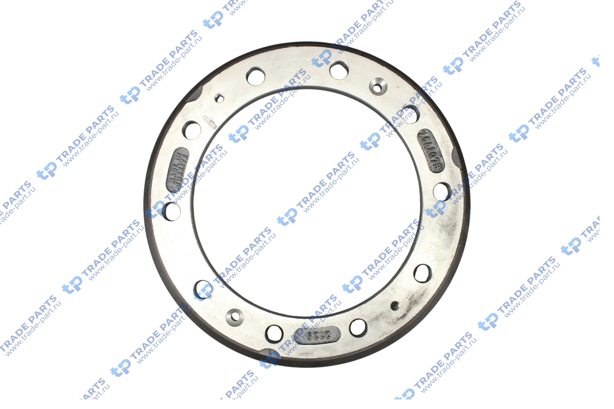 Реальная фотография барабан тормозной iveco eurotrakker задний 410*205*282 пр-во турция