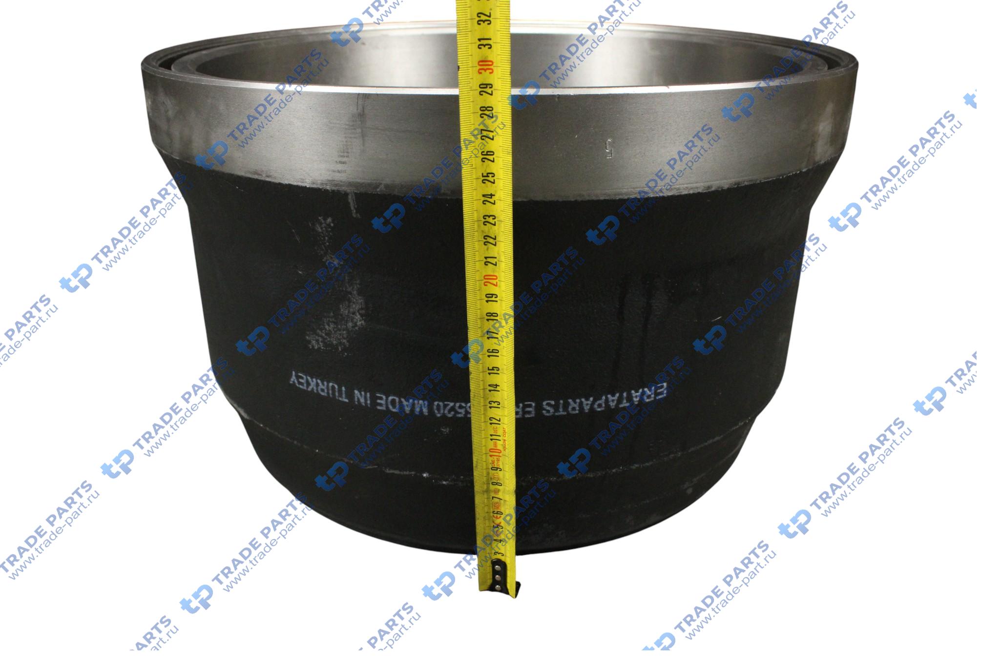 Реальная фотография барабан тормозной задний iveco trakker 410x213/285 h289.5 n10x23+2x12 пр-во турция