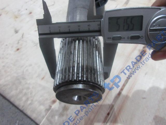 Реальная фотография полуось под блокировку двух шлицевая z-40 l-1135 мм shacman x3000,f3000 качество о