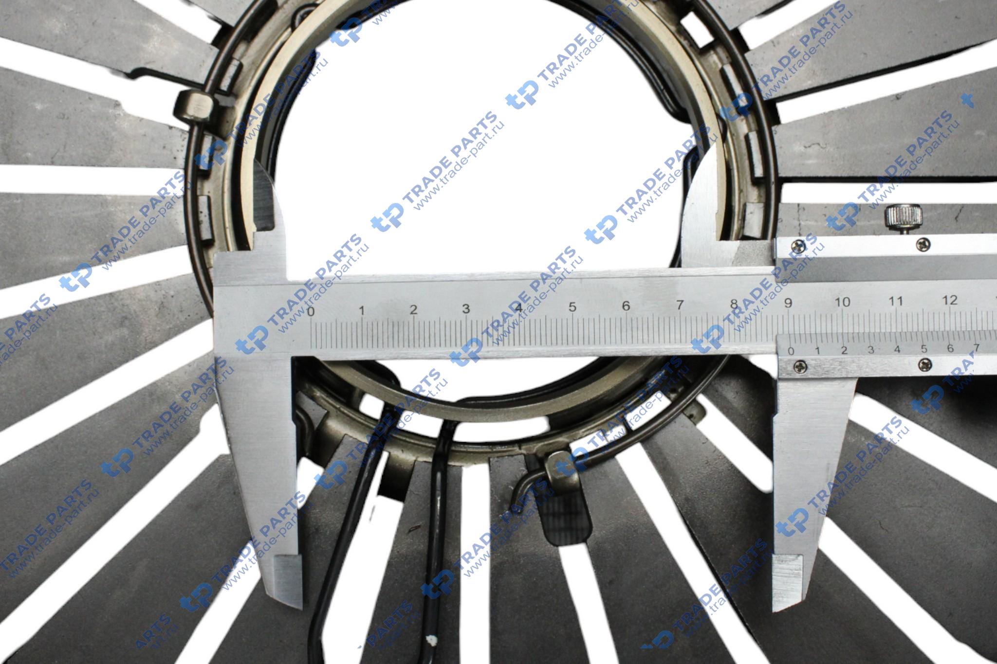 Реальная фотография корзина сцепления 430 мм howo t7h обратный выжим (отжимная с кольцом) huatai