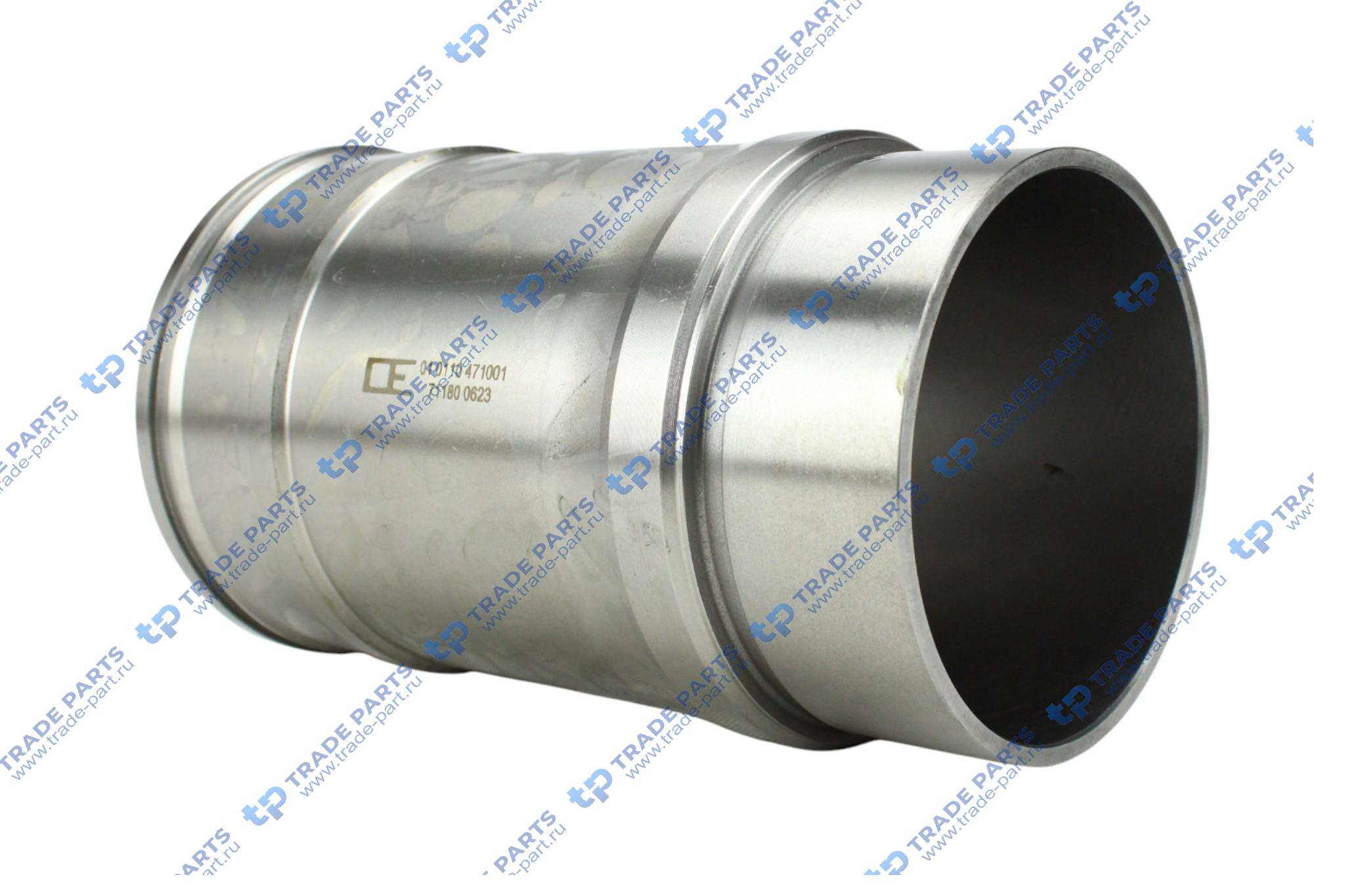 Реальная фотография гильза цилиндра a=142 c=159 l=257 h+f=9,95 (с упл. кольцами) mb om 471 la без огнеупорного кольца