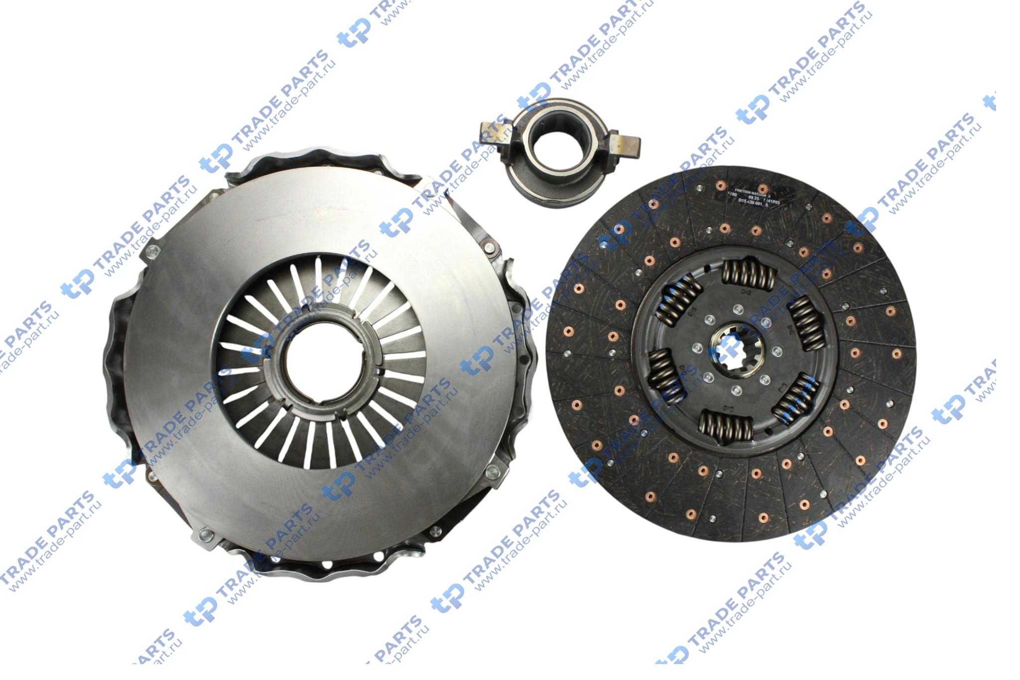 Реальная фотография комплект сцепления ford cargo fpt cursor 10,3 zf 16as2220 manuel 430mm.