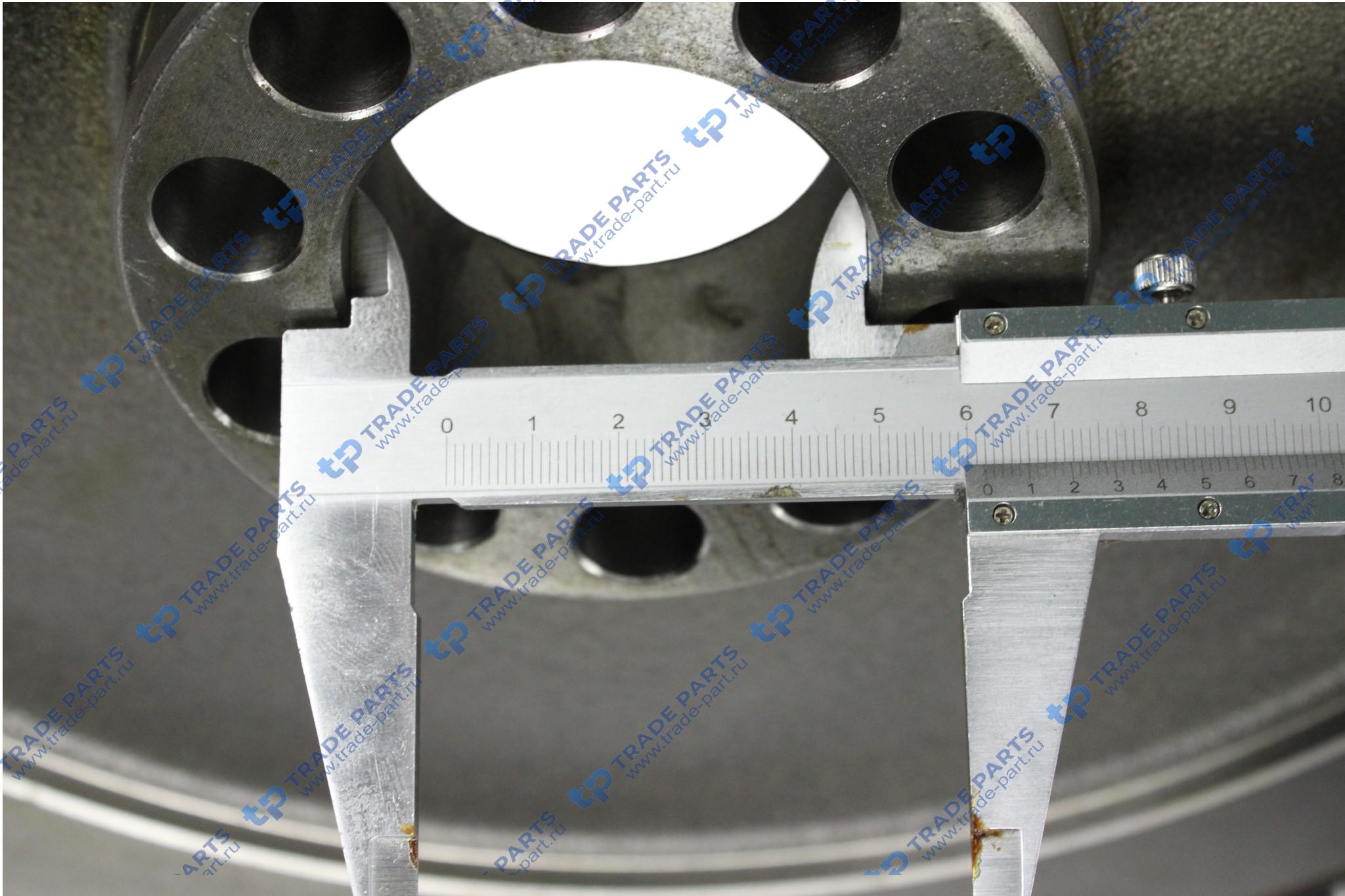 Реальная фотография маховик om441/442 euro2; z=160; d=430мм 6 канавок