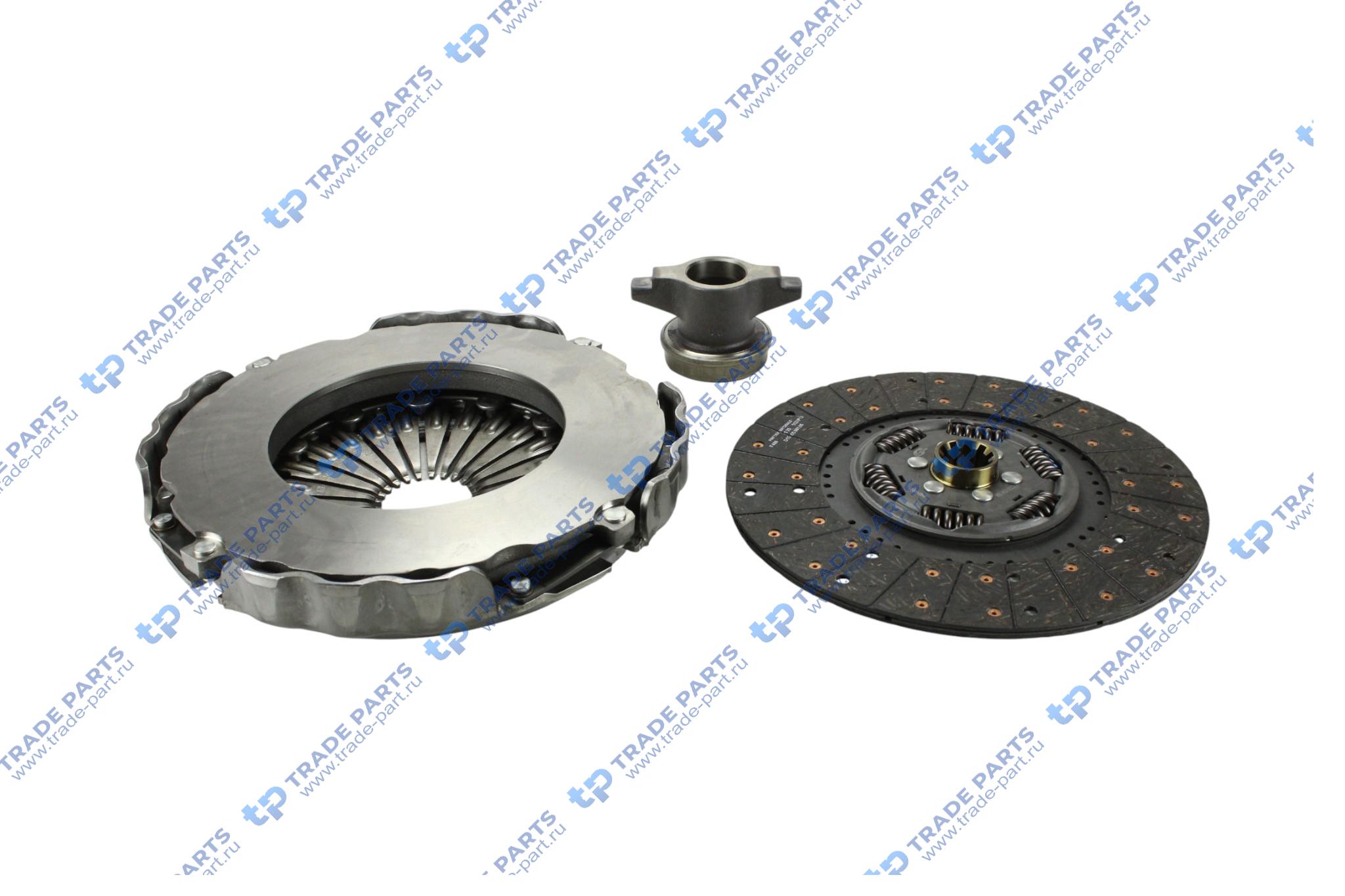 Реальная фотография комплект сцепления ford cargo ecotorq 7,3 zf 9s109 395 mm.