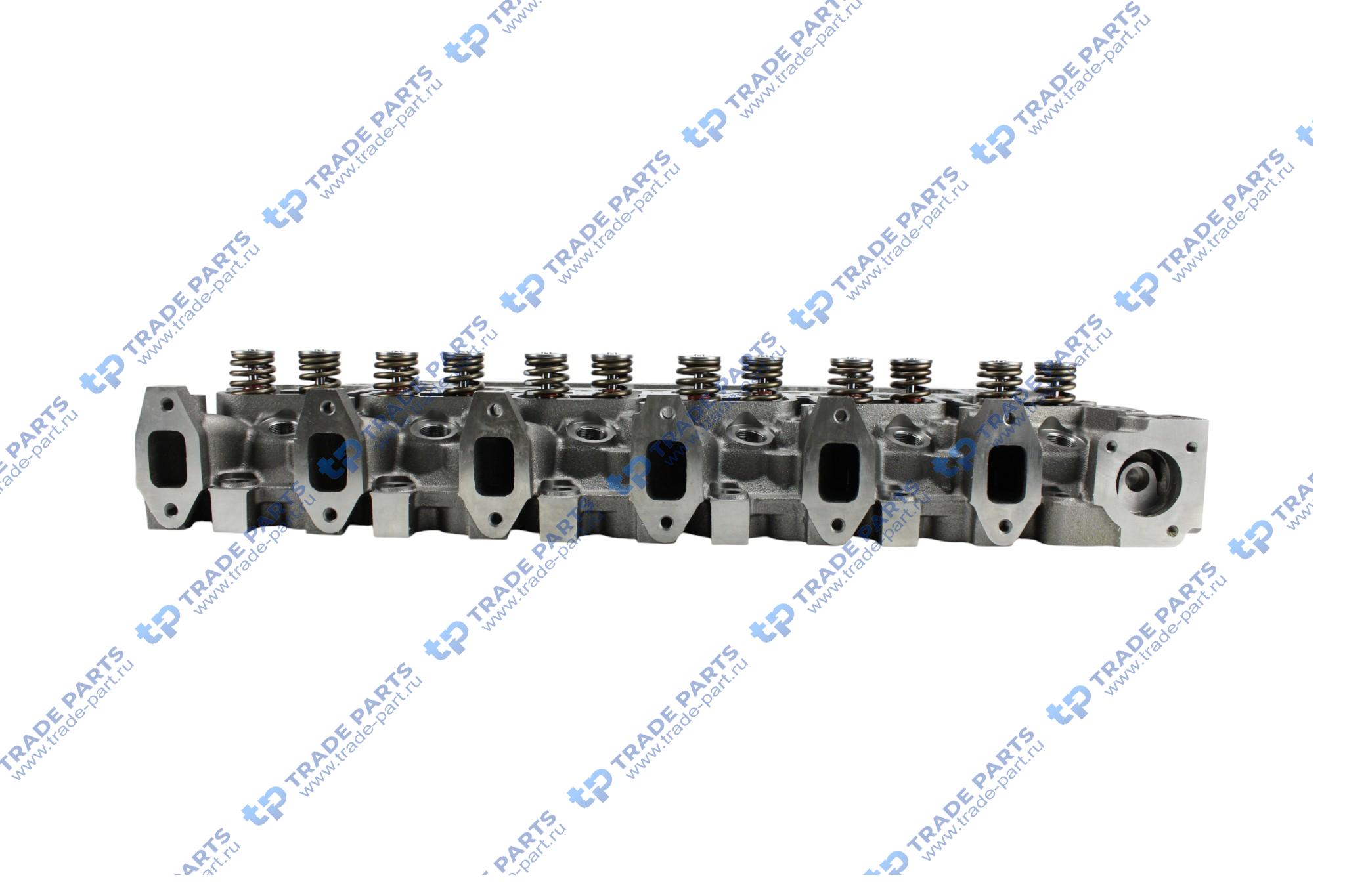 Реальная фотография головка блока цилиндра в сборе с клапанами 6bt  3966454 huatai