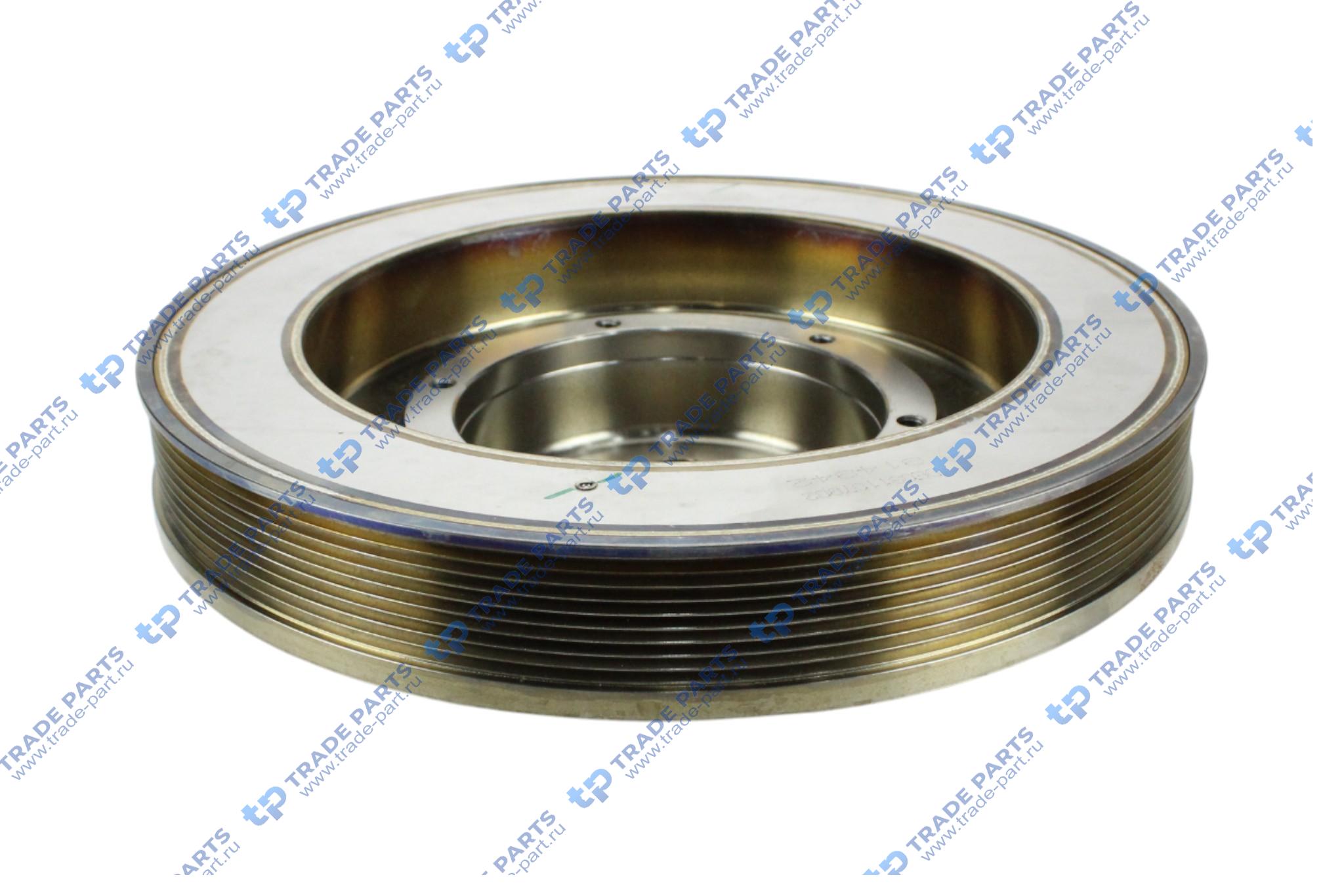 Реальная фотография гаситель крутильныз колебаний v 6-8 d130 mb actros/axor om501la/om502la