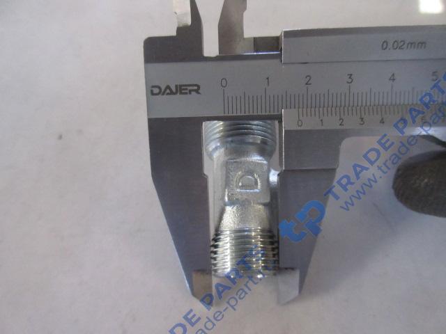 Реальная фотография штуцер пневматический т-образный с наконечником m22x1,5 / m12x1,5 / m18x1,5 howo t5g, sitrak c7h