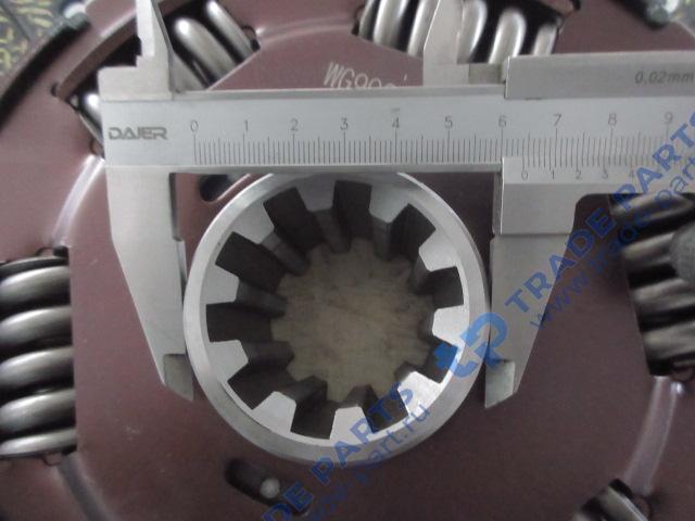 Реальная фотография диск сцепления d=430 втулка d=50,8 z=10 кпп zf sitrak t5g