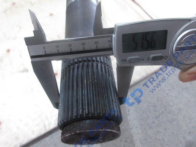 Реальная фотография полуось под блокировку двух шлицевая z-40 l-1135 мм shacman x3000,f3000